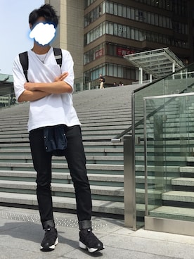 「HEX（ヘックス）のアイテム」を使った、さかさかさん（メンズ・178cm）の夏コーディネート