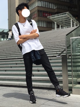 「HEX（ヘックス）のアイテム」を使った、さかさかさん（メンズ・178cm）の春コーディネート