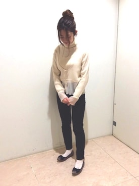 「2108」｜ORientalTRaffic ルミネ町田店さん（レディース・157cm）の冬コーディネート