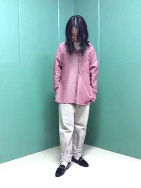 「WA ORiental TRaffic（ダブルエーオリエンタルトラフィック）の★ビットスクエアローファー★2114（ローファー）」を使った、ORientalTRaffic ルミネ町田店さん（レディース・157cm）の春コーディネート