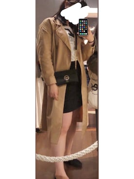 「SPINNS（スピンズ）のアイテム（トレンチコート）」を使った、キさん（レディース・164cm）の春コーディネート
