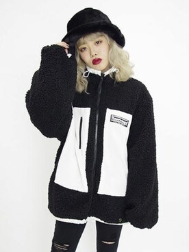 「RASVOA（ラスボア）のアイテム（その他アウター）」を使った、RASVOA STAFFさん（レディース・161cm）の秋コーディネート