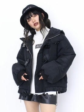 「RASVOA（ラスボア）のアイテム」を使った、RASVOA STAFFさん（レディース・164cm）の秋コーディネート