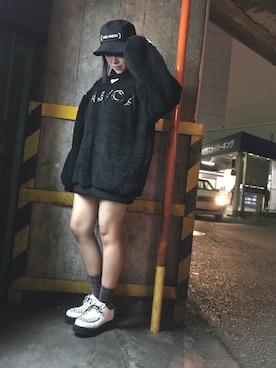 「サファリハット」｜RASVOA STAFFさん（レディース・158cm）の冬コーディネート