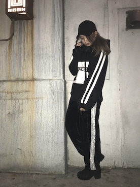 「RASVOA（ラスボア）のアイテム」を使った、RASVOA STAFFさん（レディース・155cm）の冬コーディネート