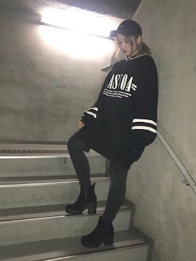 RASVOA STAFFさん(レディース・156cm)の冬コーディネート