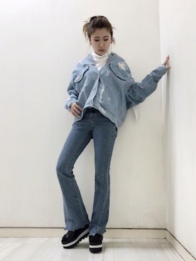 RASVOA STAFFさん（レディース・157cm）の冬コーディネート