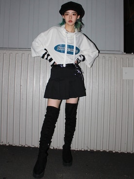 「ニーハイブーツ」｜RASVOA STAFFさん（レディース・161cm）の秋コーディネート