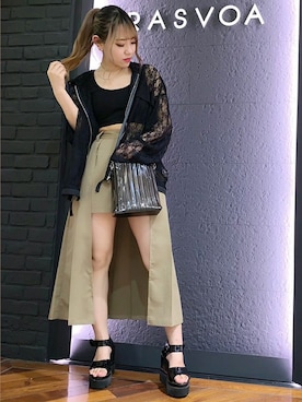 RASVOA STAFFさん（レディース・160cm）の夏コーディネート