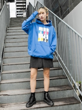 「RASVOA（ラスボア）のアイテム」を使った、RASVOA STAFFさん（レディース・166cm）の秋コーディネート