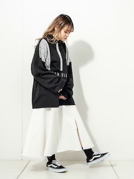 「カットオフ」｜RASVOA STAFFさん（レディース・159cm）の春コーディネート