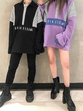 「ビックＴシャツ」｜RASVOA STAFFさん（レディース・160cm）の春コーディネート