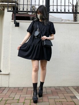 「ミニワンピ」｜RASVOA STAFFさん（レディース・159cm）の春コーディネート