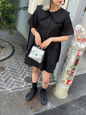 「ミニワンピ」｜RASVOA STAFFさん（レディース・166cm）の春コーディネート