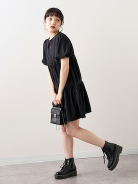 「ミニワンピ」｜RASVOA STAFFさん（レディース・164cm）の夏コーディネート