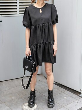 「ミニワンピ」｜RASVOA STAFFさん（レディース・163cm）の夏コーディネート