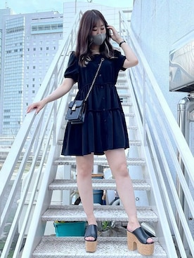 「ミニワンピ」｜RASVOA STAFFさん（レディース・160cm）の夏コーディネート