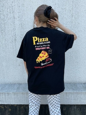 「RASVOA（ラスボア）のアイテム」を使った、RASVOA STAFFさん（レディース・155cm）の夏コーディネート