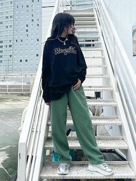 「チェーンネックレス」｜RASVOA STAFFさん（レディース・155cm）の秋コーディネート