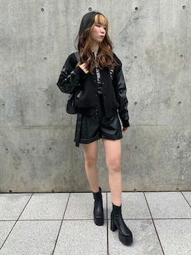 「ミニボストン」｜RASVOA STAFFさん（レディース・163cm）の秋コーディネート