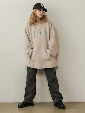 「RASVOA（ラスボア）のアイテム」を使った、RASVOA STAFFさん（レディース・163cm）の秋コーディネート