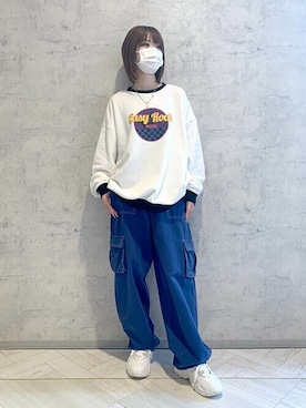 「AKIII CLASSIC（アキクラシック）のアイテム」を使った、RASVOA STAFFさん（レディース・155cm）の冬コーディネート
