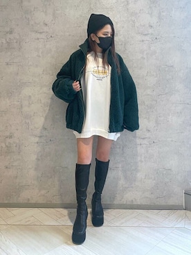 RASVOA STAFFさん(レディース・155cm)の冬コーディネート