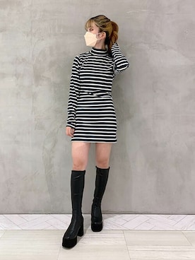 RASVOA STAFFさん（レディース・163cm）の冬コーディネート