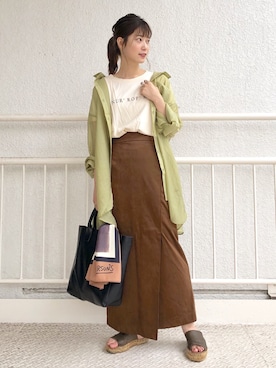 あおきりほさん（レディース・161cm）の秋コーディネート