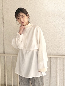 あおきりほさん（レディース・161cm）の冬コーディネート