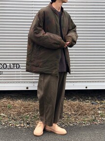 needles stand collar down coat