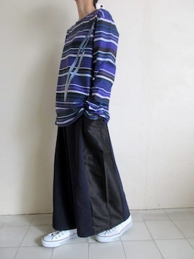 「chloma（クロマ）のアイテム」を使った、TITY niigataさん（レディース・160cm）の冬コーディネート