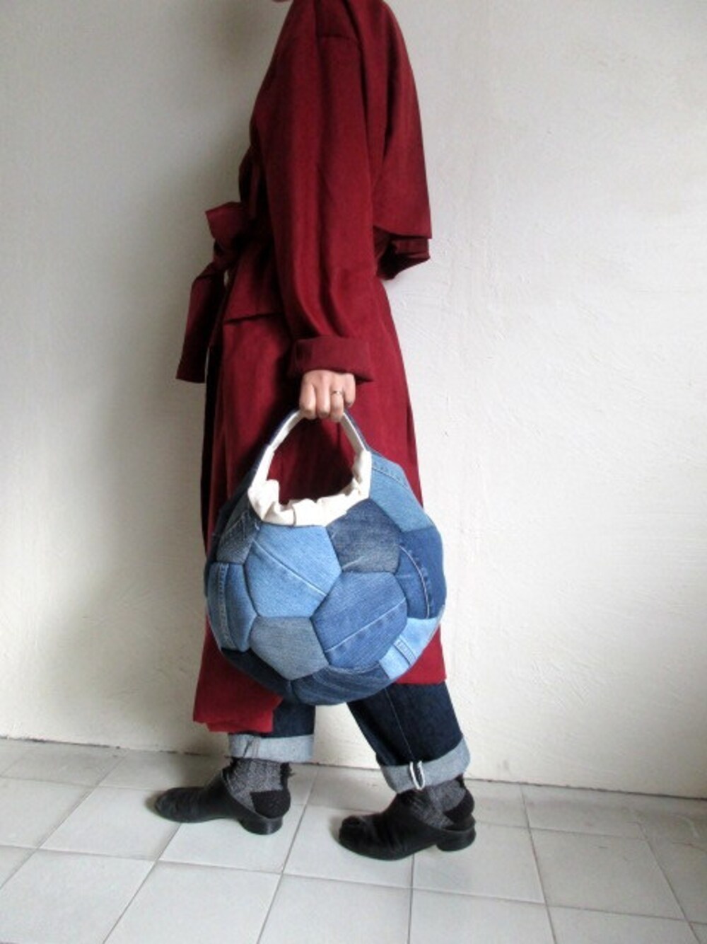 TITY niigataさんの「Ore オー Soccer Ball Bagサッカーボールバッグ・デニム/L 」を使ったコーディネート