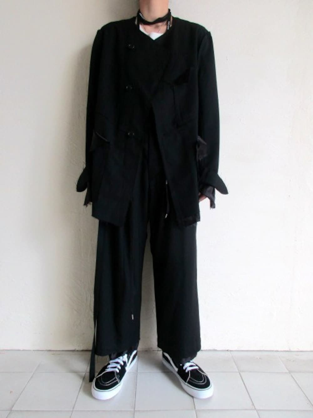 Sulvam ノーカラージャケット sulvamのノーカラージャケットを使った人気ファッション