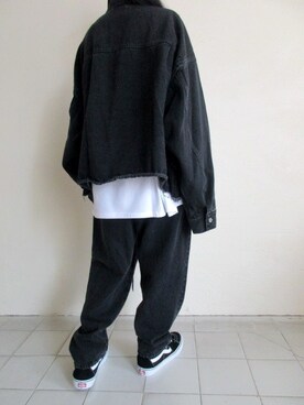 「doublet（ダブレット）のアイテム（ブルゾン）」を使った、TITY niigataさん（レディース・160cm）の夏コーディネート