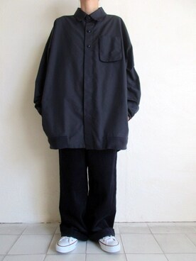 「my beautiful landlet（マイビューティフルランドレット）のアイテム（ブルゾン）」を使った、TITY niigataさん（レディース・160cm）の夏コーディネート