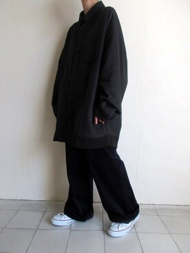 「my beautiful landlet（マイビューティフルランドレット）のアイテム（ブルゾン）」を使った、TITY niigataさん（レディース・160cm）の夏コーディネート