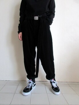 「doublet（ダブレット）のアイテム（パンツ）」を使った、TITY niigataさん（レディース・160cm）の秋コーディネート