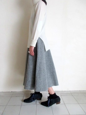 「GASA*（ガサ）のアイテム」を使った、TITY niigataさん（レディース・160cm）の秋コーディネート