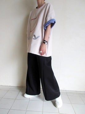 「chloma（クロマ）のアイテム」を使った、TITY niigataさん（レディース・160cm）の秋コーディネート