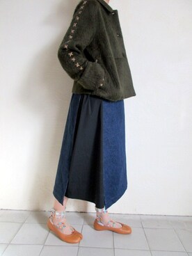 「RED Profile（レッドプロフィール）のアイテム」を使った、TITY niigataさん（レディース・160cm）の秋コーディネート