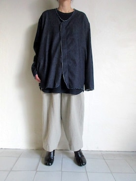 「my beautiful landlet（マイビューティフルランドレット）のアイテム（ブルゾン）」を使った、TITY niigataさん（レディース・160cm）の冬コーディネート