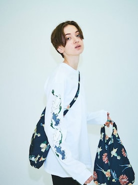 「AlexanderLeeChang（アレキサンダーリーチャン）のアイテム（バッグ）」を使った、TITY niigataさん（メンズ・163cm）の春コーディネート