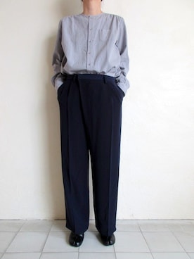 「hatra（ハトラ）のアイテム」を使った、TITY niigataさん（レディース・160cm）の夏コーディネート