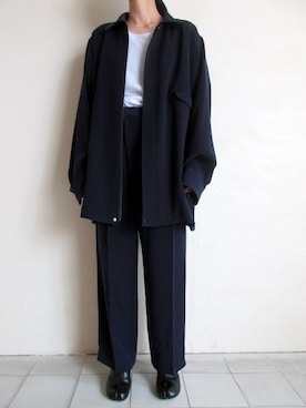 「hatra（ハトラ）のアイテム（ジャケット/アウター）」を使った、TITY niigataさん（レディース・160cm）の夏コーディネート
