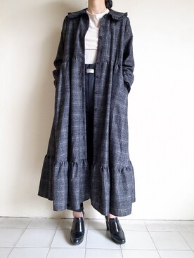 「youmolaugh（ユーモラフ）のアイテム」を使った、TITY niigataさん（レディース・160cm）の秋コーディネート