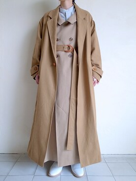 STORAMAのトレンチコートを使った人気ファッションコーディネート - WEAR