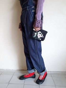 「アイテム（ポーチ）」を使った、TITY niigataさん（レディース・160cm）の冬コーディネート