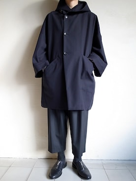 「VOAAOV（ヴォアーブ）のアイテム（その他アウター）」を使った、TITY niigataさん（レディース・160cm）の冬コーディネート