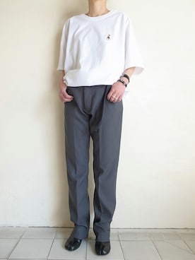 「CLAMP（クランプ）のアイテム」を使った、TITY niigataさん（レディース・160cm）の夏コーディネート